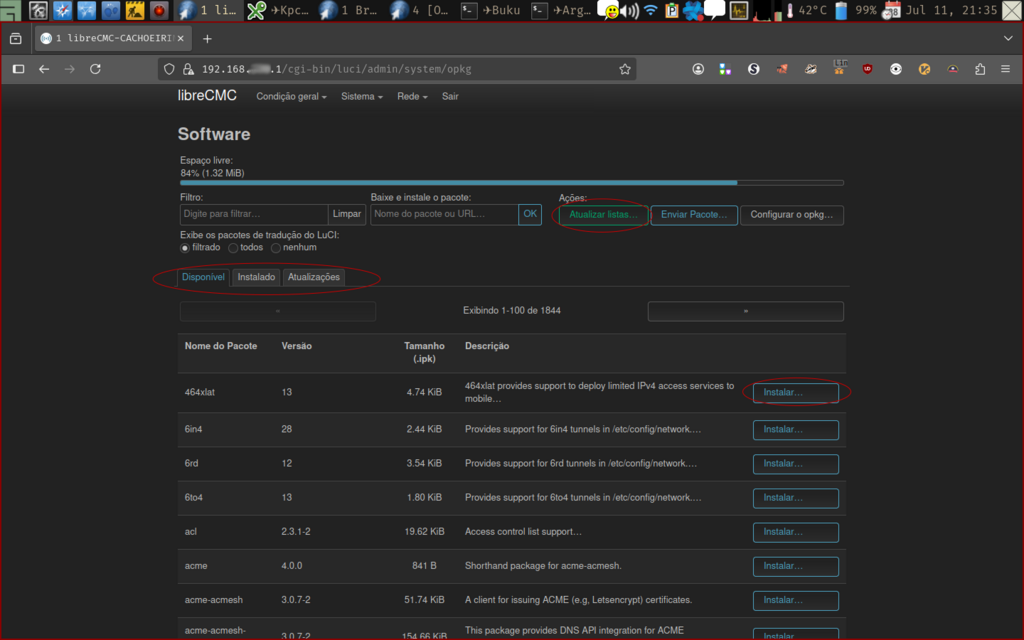 LuCi web-interface - Sotware LuCi web interface - Software